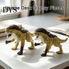 Unique Desk Display Pieces Shark Head Dinosaur Figurine, Realistic Resin Model, 7.48 Inch Fantasy Models Jurassic Creature Statue, Desktop Collectible