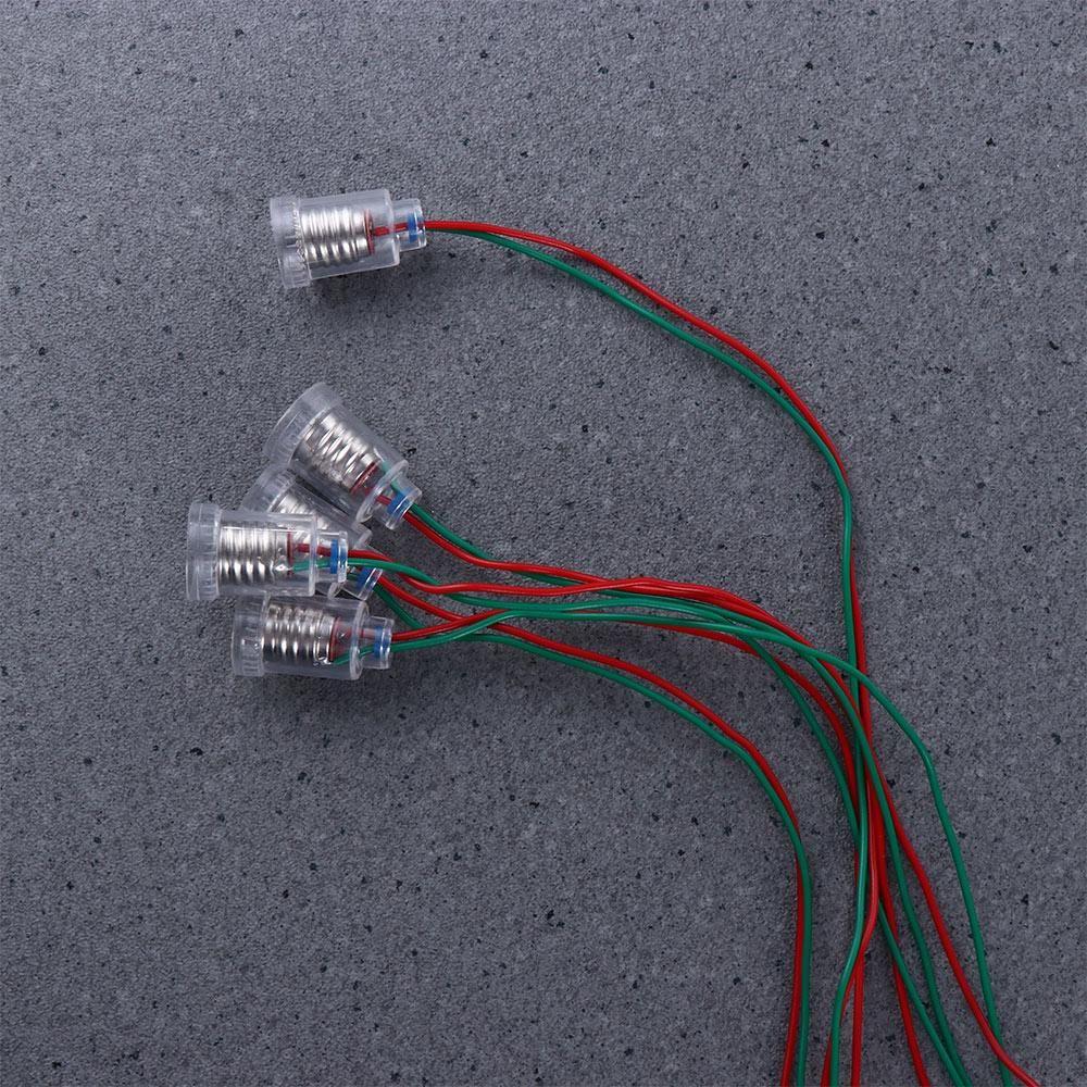 1.5/2.5/3.8/6 V with 20cm Wire Teaching Instrument E10 Lamp Holder Lighting Accessories Light Adapter E10 Lamp Base