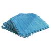 WUISOLQP 10pack/lot Interlocking Plush Foam Floor Mat Easy To Install and Soft To Touch Soft and Comfortable Carpet Tiles, Coffee