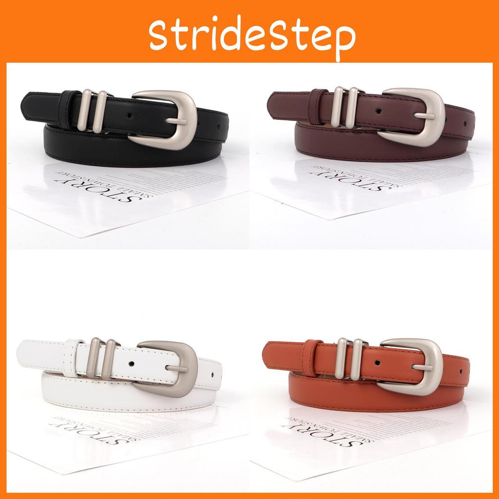 Pu Womens Leather Belt With Pin Buckle For Business Casual And Denim Styles