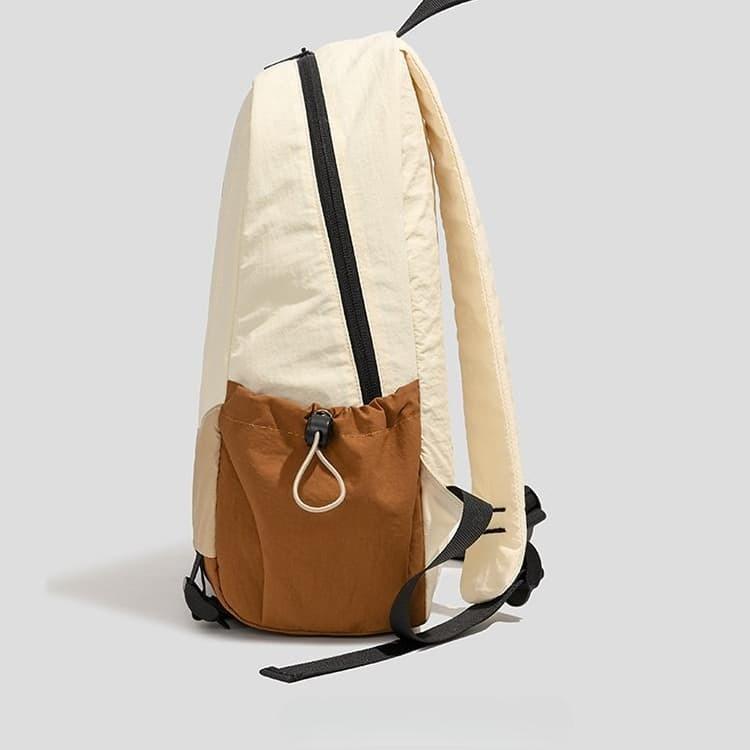Color-blocking contrasting light backpack women