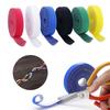 5M/Roll Colourful Nylon Cable Ties Storage Clip Cable Holder Whole Roll Velcro Ties Free Cutting Charging Data Cable Storage