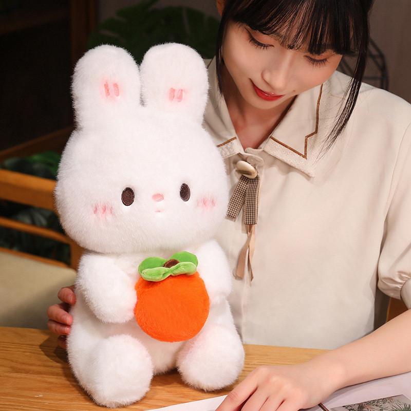 Rabbit Doll Plush Birthday Gift Rabbit Toy Persimmon Luck Decoration Animal