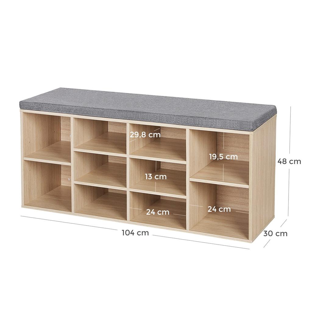Shoe Cabinet with Seat - LHS10NLV1