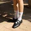 Small logo socks | White