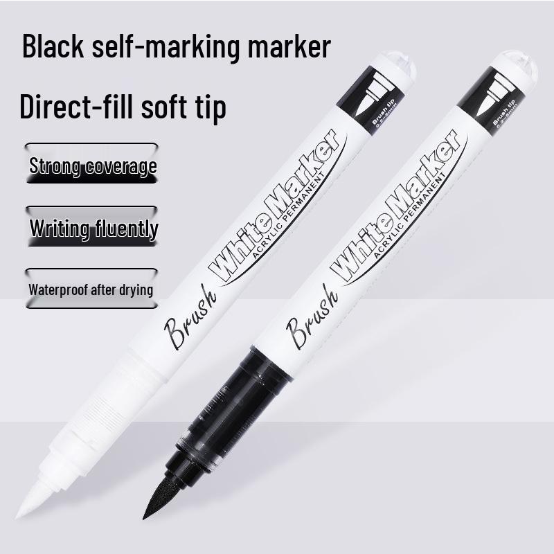 Huidel 710 Liquid Soft Tip Large Capacity White Art Highlighter Pen