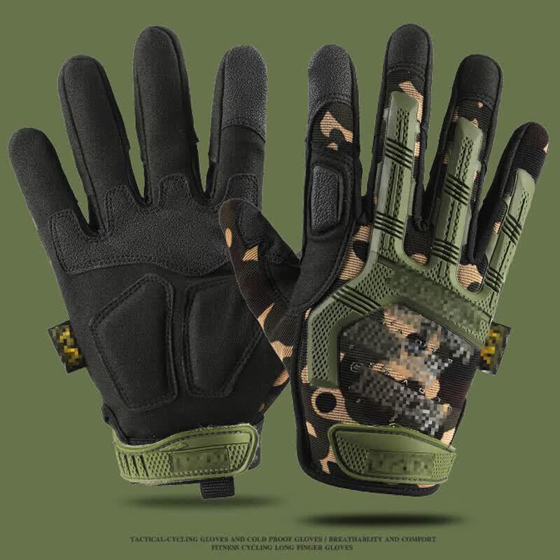 Hungry Wolf Flame Outdoor Half-Finger Tactical Gloves
