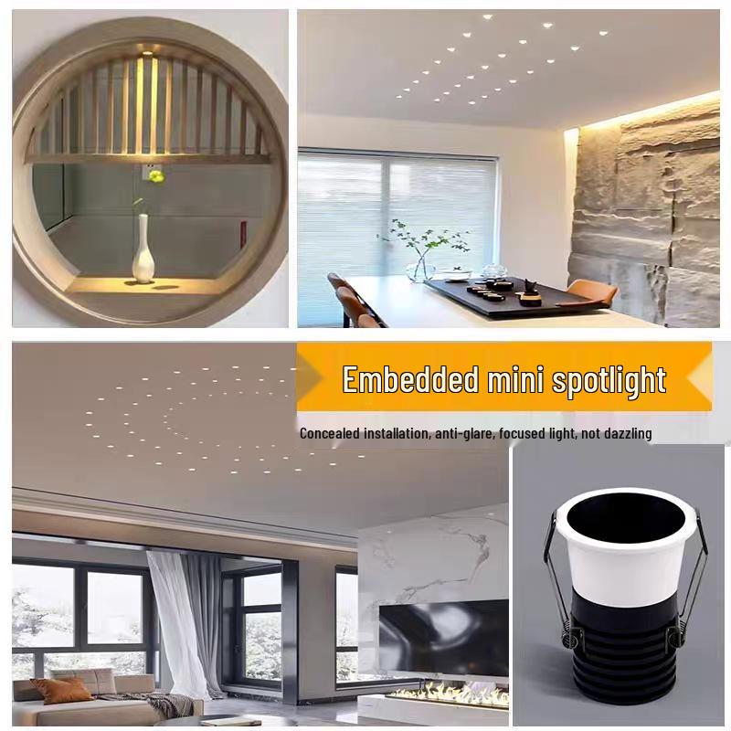 Mini Recessed LED Wine Glass Counter Spotlight