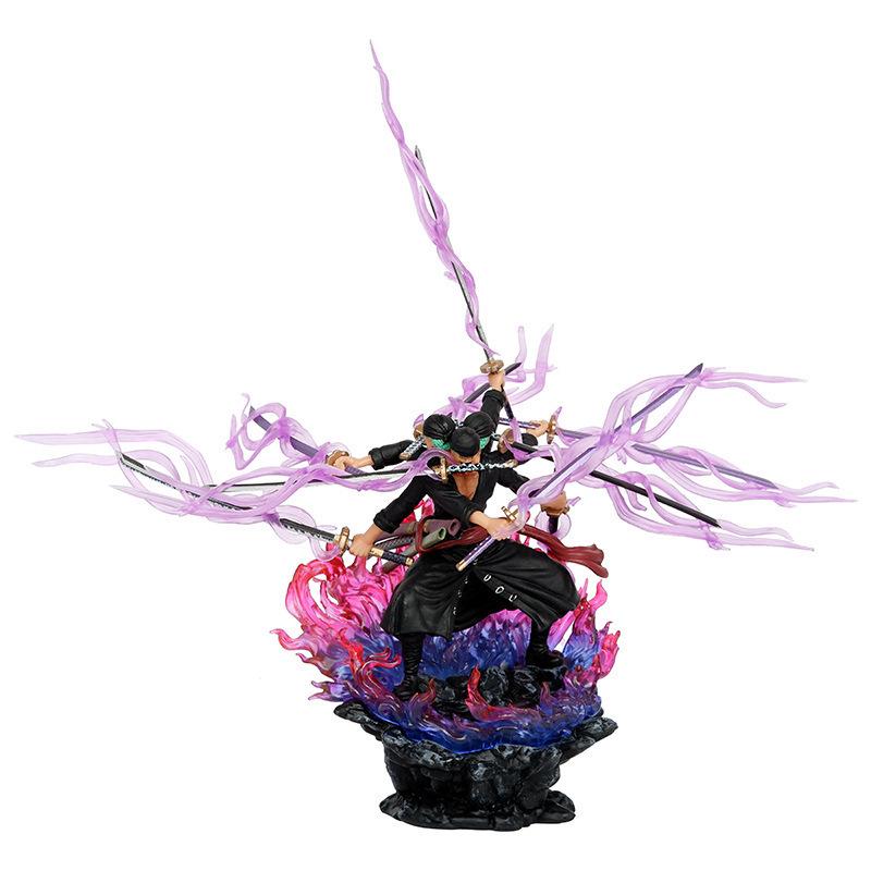 One Piece Zoro Onigashima Ashura Nine-Sword Style Figure
