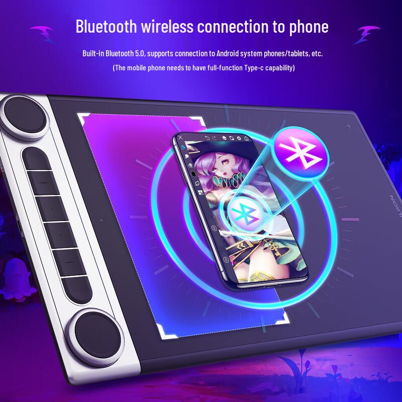 HUION Q630M Wireless Graphics Tablet