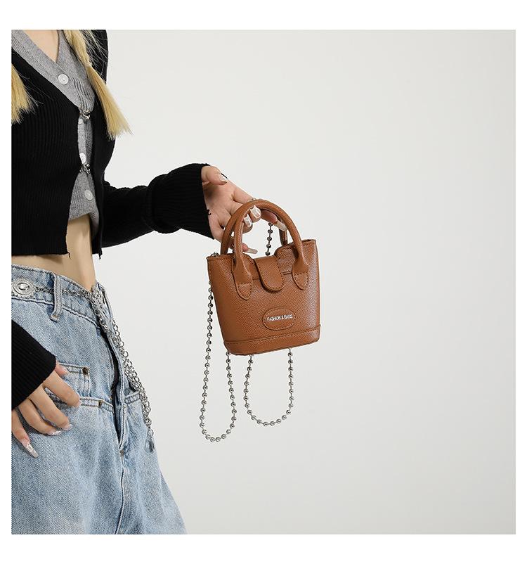 Korean contrasting color bag, fresh parent-child model.