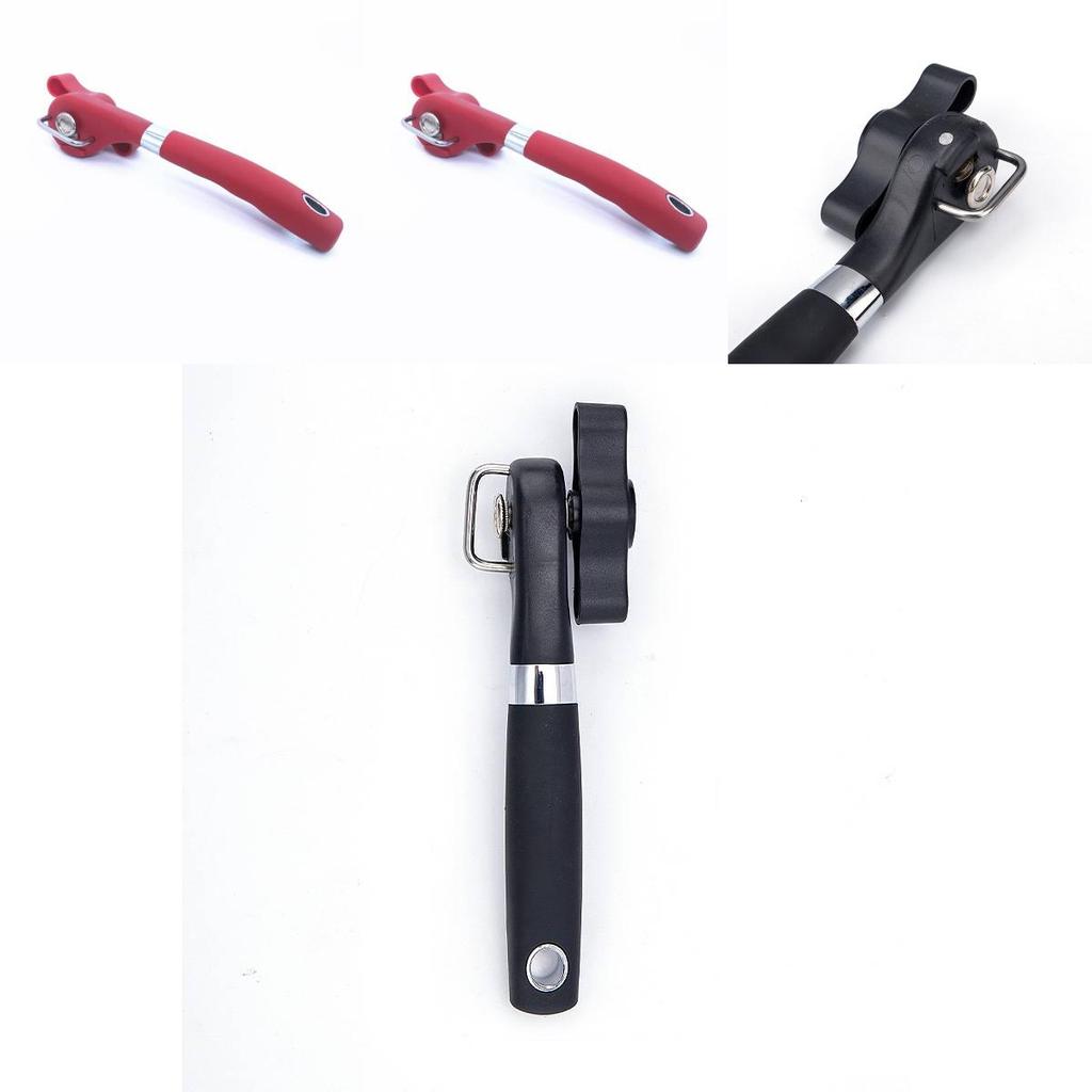 Manual Can Opener With Stainless Steel Blade For Kitchen Use And Safety