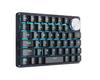 Koolertron One-Handed Keyboard with Knob, Macro Keyboard, 45 Keys, Wired Connection, Left-Hand Device, 4-Layer Mechanical, Programmable, RGB Backlight