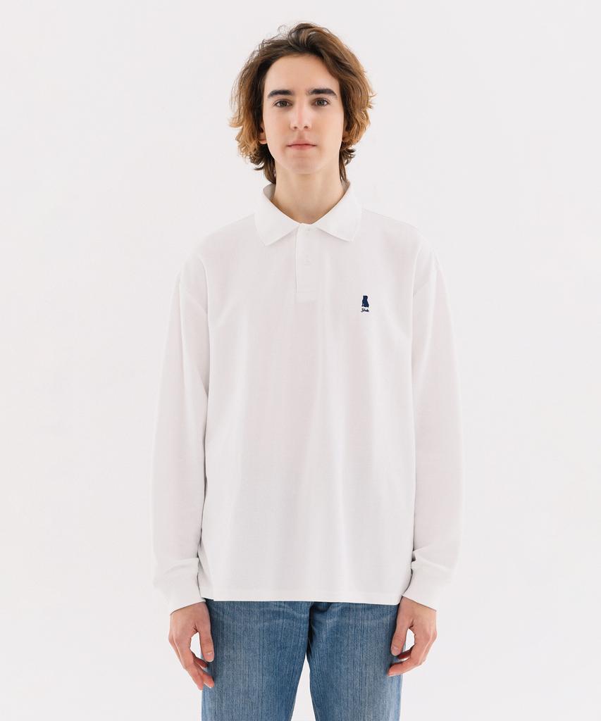 YALE Oversized Heritage Dan Quick Dry Pique Polo Shirt Black