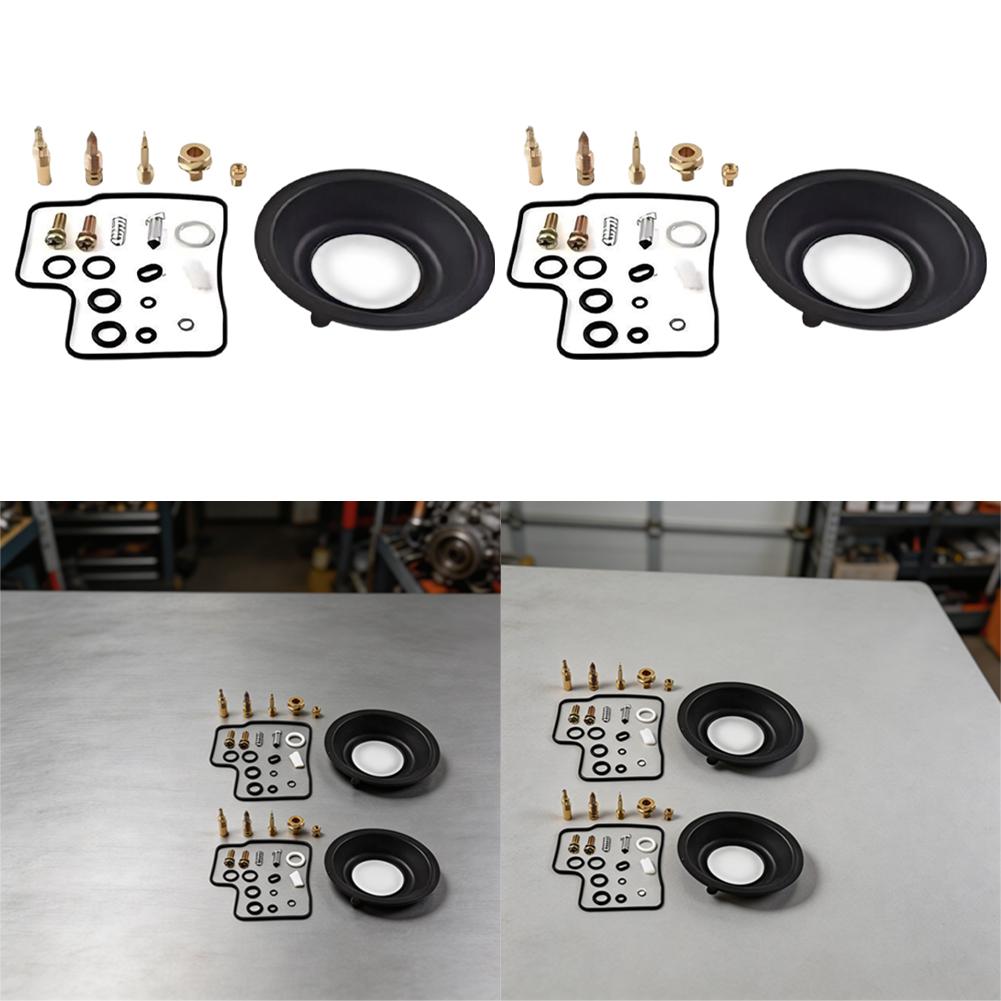 2Pcs Carburetor Repair Kit Compatible With For Honda VT700C Shadow 1984-1986 & VT750C 1983 Rebuild Set Repair Accessories