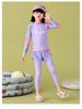 Maillot de bain pour fille à manches longues et pantalon - Protection solaire d'été, Tailles S/M/L