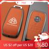UOVMP1 2025 Hot Zinc Alloy Leather Car Key Cover Case For Mercedes Benz Maybach A C E S G Class GLC CLE CLA GLB GLS W177 W205 W213 W222