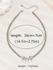 1pc Fashionable Chain With Bowknot Pendant Necklace, Fresh And Cute Elegant Design Suitable For Women's Daily Wear, Parties And Dates, Great Gift