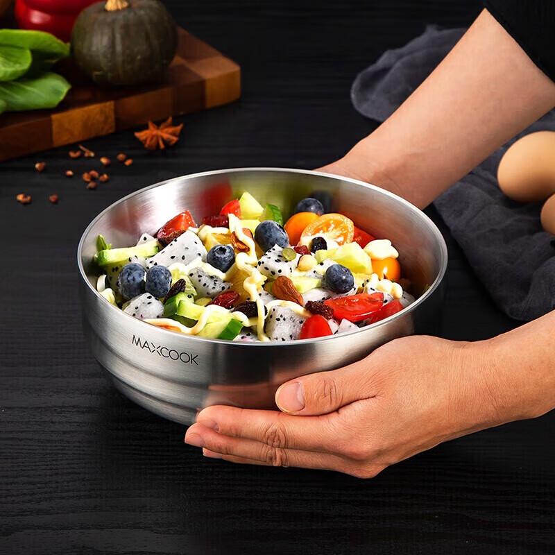 maxcook Dvoustěnná izolovaná miska z nerezové oceli 304