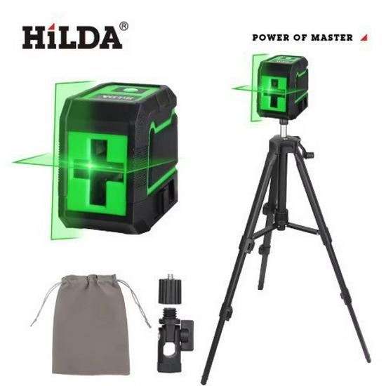 Cross Mini 5-Line, 2-Line High-Precision Infrared Laser Level with Strong Light and Water Level Meter