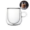 Glass Walled Double Mugs Heat Resistant Tea Milk Lemon Juice Coffee Water Cup