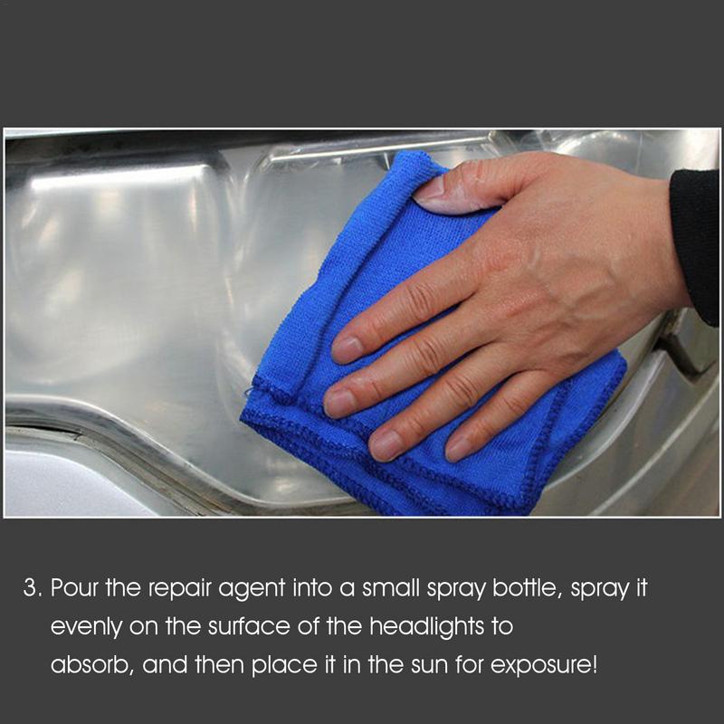 Auto Headlight Restoration Kit Car Headlight Polisher 30ml Car Headlights Scratch Repair Liquid Vehicle Accessories