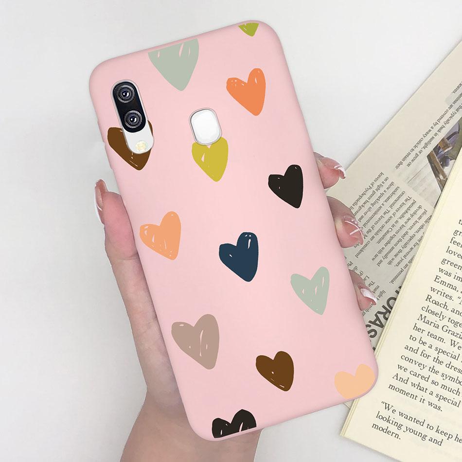 Leopard Print Case For Samsung A40 Phone Cover Soft Silicone Matte Cases For Samsung Galaxy A40 A 40 SM-A405F Bumper Funda Capa