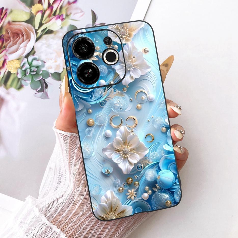 For Tecno Pop 9 5G Case KL4 New Luxury Painted Cover For Tecno Spark 30C 5G KL8H Soft Silicone Case For Tecno Spark 30 5G Fundas