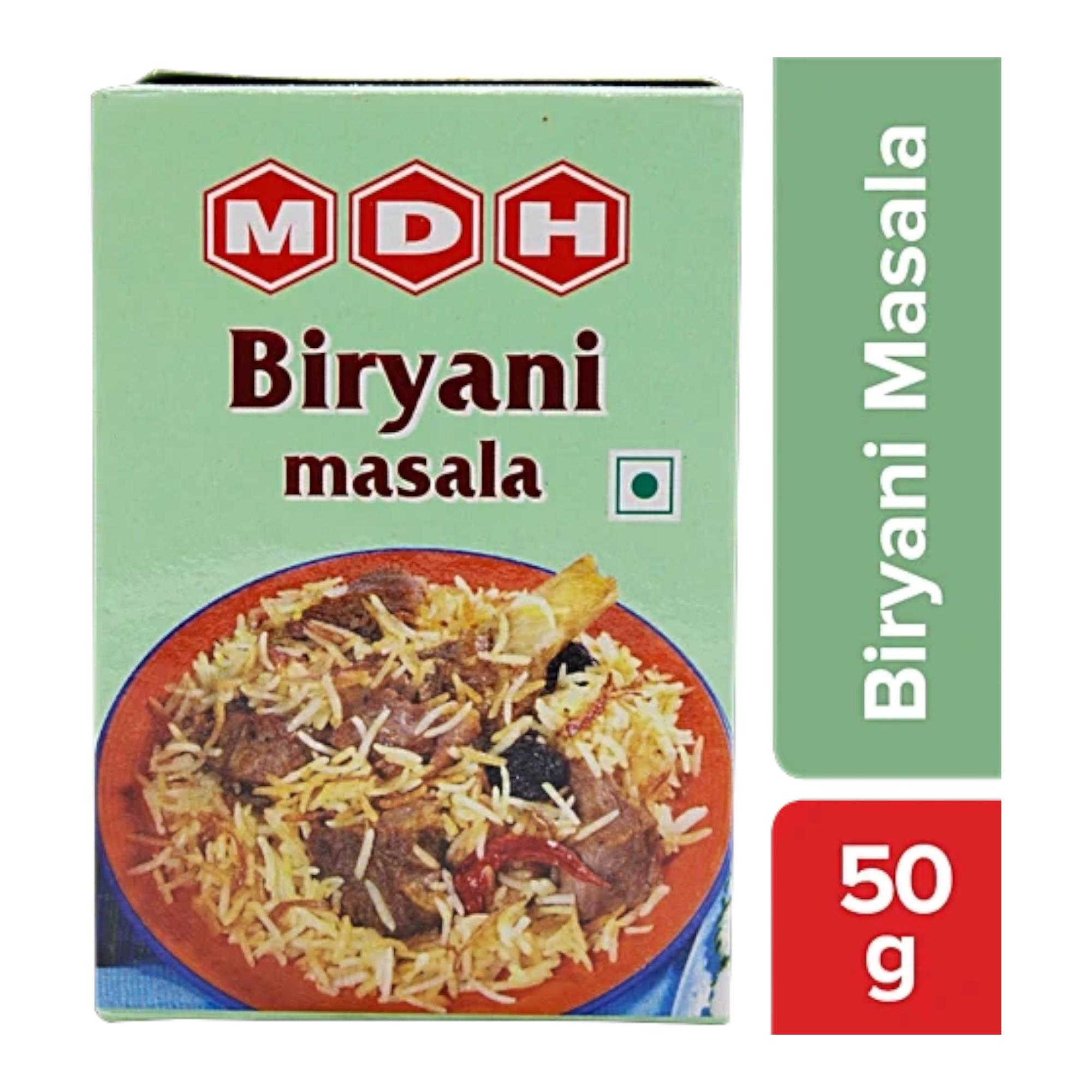 

MDH Biryani Masala Spice Mix 50 g Pack Of 1 For Flavorful Hyderabadi Rice And Aromatic Cooking Seasoning Blend