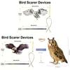 Garden Bird Deterrent Device With Acrylic Eagle Design For Yard Protection