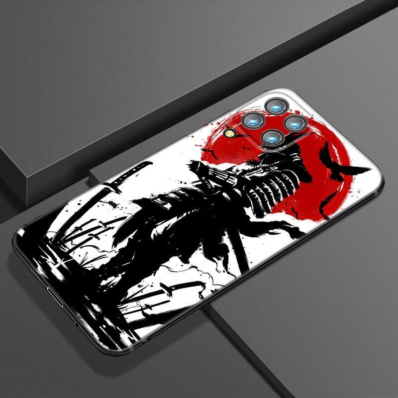 Japanese Samurai Art Phone Case For Samsung Galaxy A21 A30 A50 A52 S A13 A22 A32 4G A23 A33 A53 A73 5G A12 A31 A51 A70 A71 A72