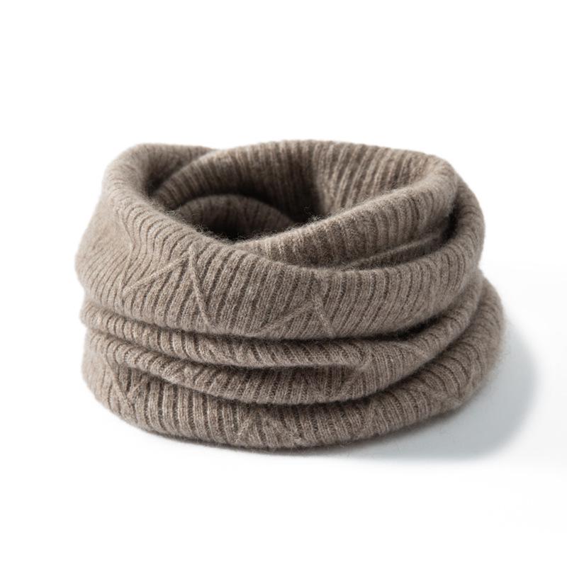 Unisex Cashmere Neck Warmer: Cold-Proof, Knitted Pullover Dickey for Autumn and Winter