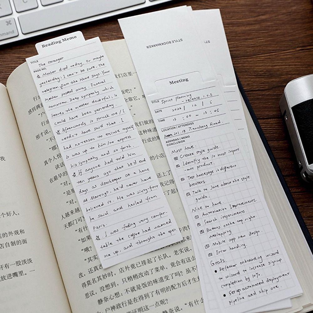 Daily Weekly Planner Memo Pads Bookmark Type Note Pad Kawaii Note Paper  Students