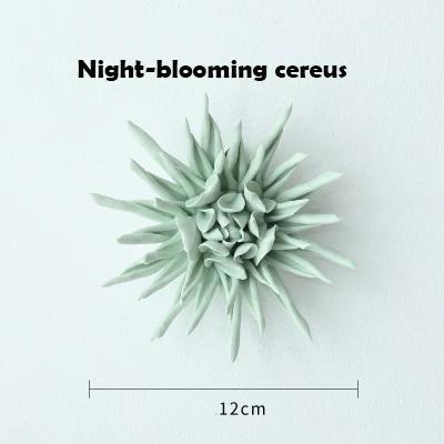 Modern Ceramic Lily Flower Wall Hanging Crafts Home Livingroom TV Background Wall Mural Decoration Hotel Store Wall Ornaments