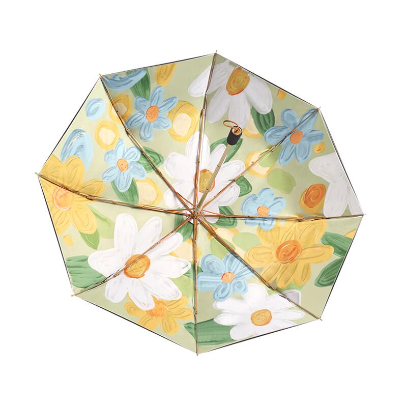 MAYDU M3111 Dual-Layer Three-Fold Sun & Rain Umbrella 56cm 8-Rib