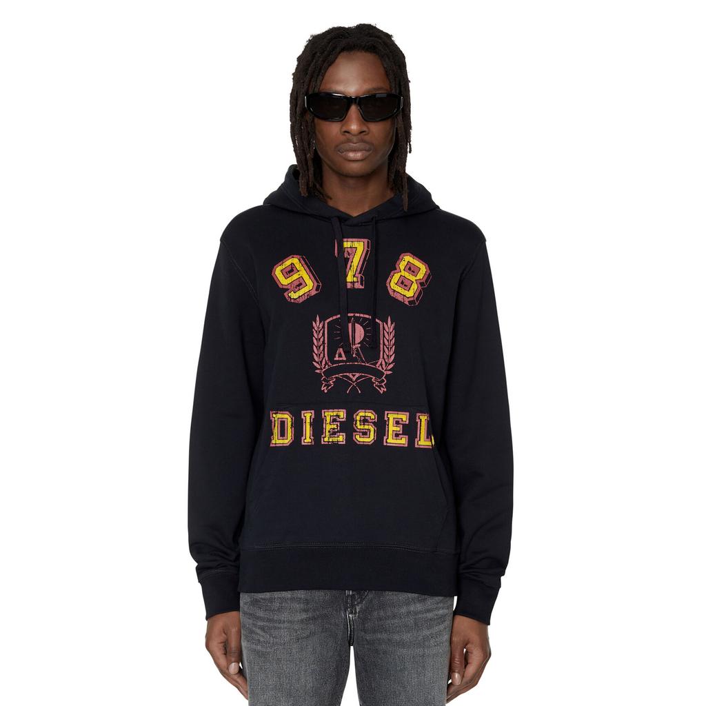 Diesel Mens 978 Motif Hoodie