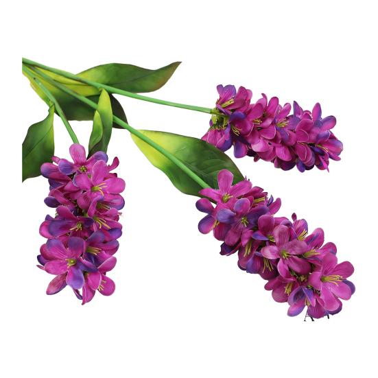 Flores de Jacinto Artificiais 19" Galho de Jacinto Falso Toque Real para Vaso Decoração de Casamento Casa Jardim Escritório