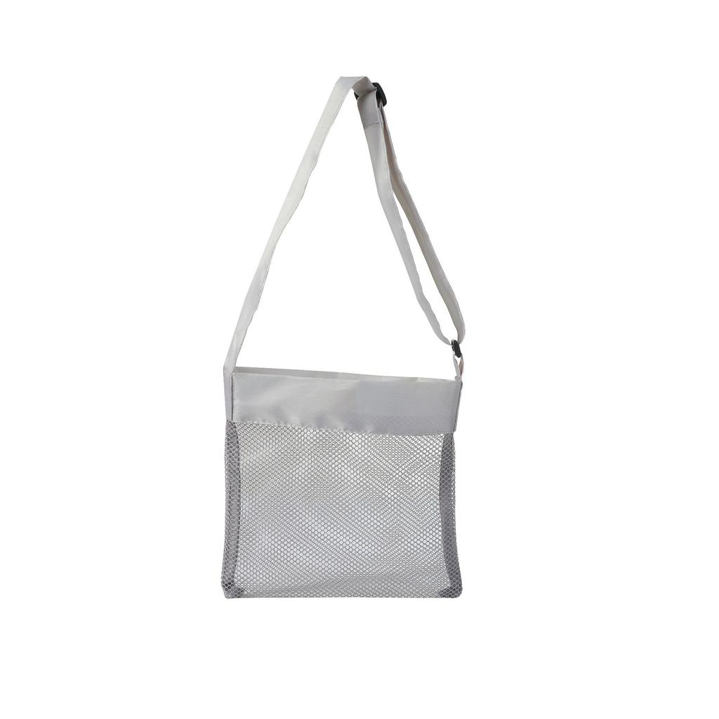 Beach Shell Toy Storage Bag Children's Beach Dredging Tools Storage Bag Buckle Adjustable Mesh Bag Bag Organizer