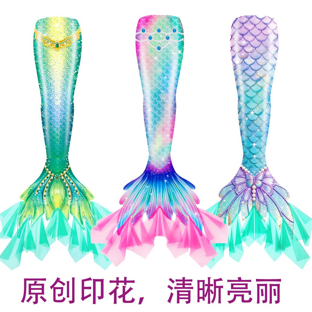 Coda da Sirena per Bambina Costume da Bagno Sirena per Bambina Costume da Bagno Principessa Ariel Esplosione Transfrontaliera