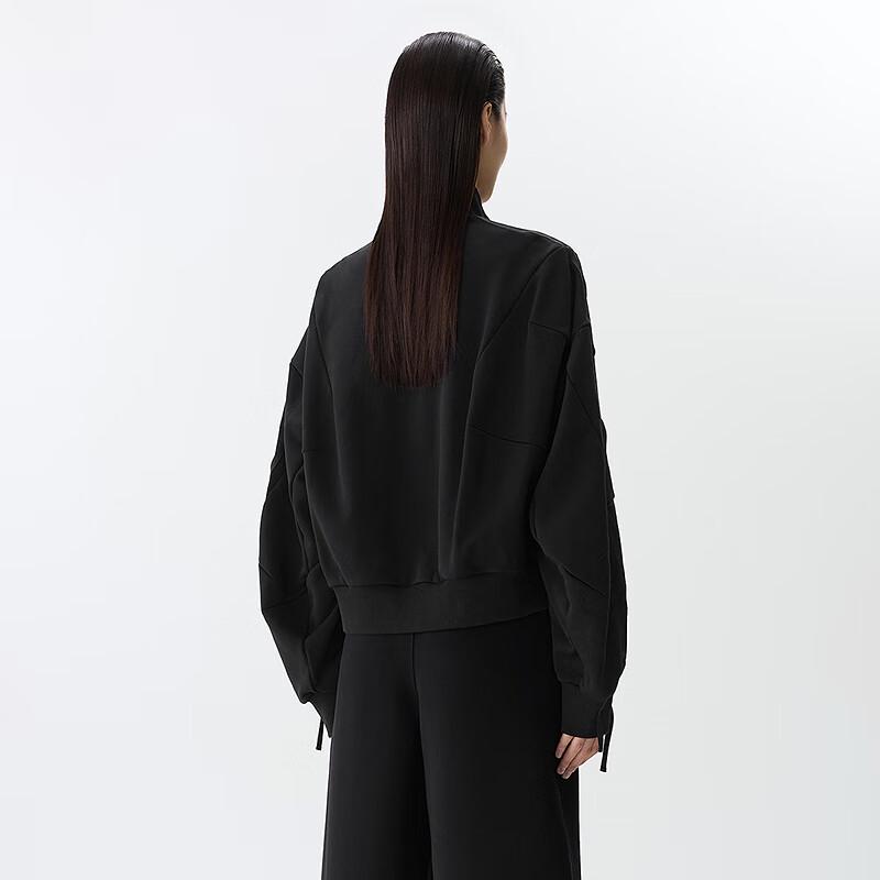 JNBY 2025 Spring Collection Loose Fit Open-Front Sweatshirt