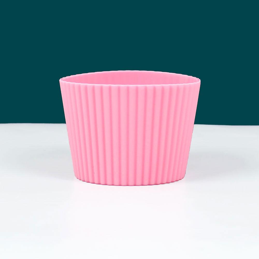 Silicone World Silicone Anti scalding Anti Slip Coffee Cup Cover Universal Tapered Thread Cup Sleeve Mug Ceramic Glass Cup Cover