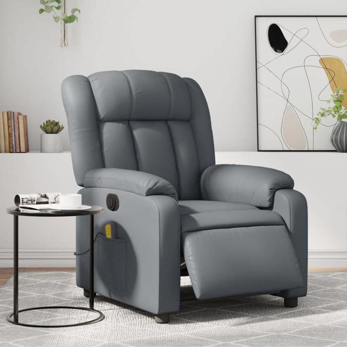 VidaXL Electric Reclining Massage Armchair, Relaxation Chair with Backrest, Seat with Armrests Living Room, Modern, 3205260