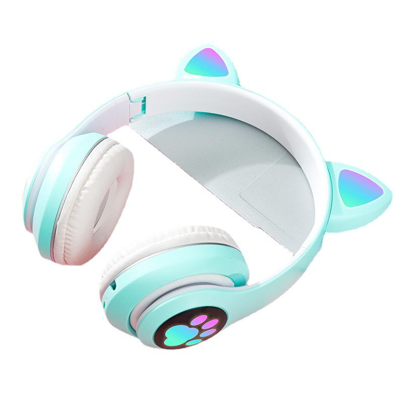 STN-28 Wireless Bluetooth 5.0 Cat Ear Headband Gaming Headset