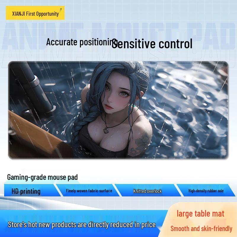 Extra Large Washable Mouse Pad: Stain-Resistant, Sweat-Proof Desk Mat for Dorm, Office, and Esports