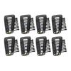 100pcs Hair Extension Clips Multipurpose 38mm 10 Teeth Wig Clips for Hair Extensions DIY Black
