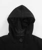 ASON Allo Hood Long Coat / Black