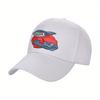 Muscle Shark Cartoon Graphic Baseball Cap Adult Casual Adjustable Polyester Summer Hat