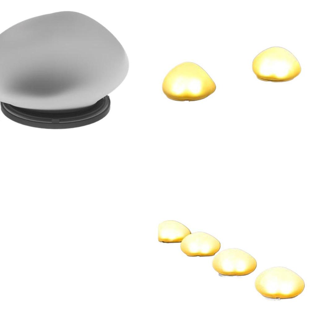 Solar Pebble Garden Lights - Outdoor Landscape & Villa Courtyard Decor