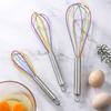 Manual Silicone Whisk Manual Egg Beater Durable Kitchen Pastry Tools Cake Baking Utensil Mixer for Baking and Cooking