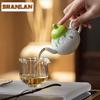 130ml Hand-painted Grape Teapot Boutique Tea Infuser Pot Tea Maker Kettle With Ball Hole Tea Items Accessories Ornaments Craft
